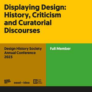 Design History Society Annual Conference — DHS Full member
